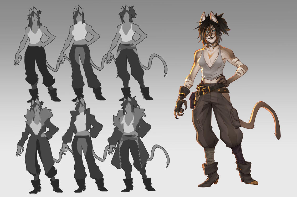 Estra - Personal Personal Arcane inspired character design.
